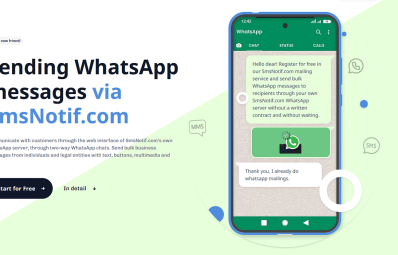 إرسال رسائل WhatsApp مجمعة عبر SmsNotif.com